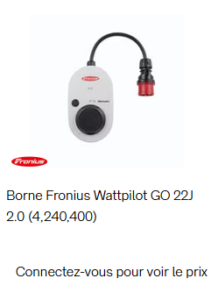 Borne Fronius Wattpilot GO 22j 2.0