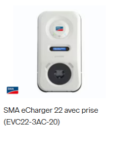 SMA eChargeur 22 avec prise